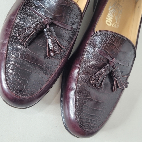 Salvatore Ferragamo Tassel Loafers - Size 9 - Picture 8 of 13